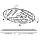 EGLO Plafonjera Benariba LED 22W 3000K, toplo bela - 99344