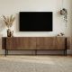 NORDURE TV komoda Nexus, braon/crna - EP3057773
