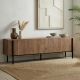 NORDURE TV komoda Nexus, braon/crna - EP3057773
