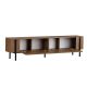 NORDURE TV komoda Nexus, braon/crna - EP3057773