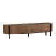 NORDURE TV komoda Nexus, braon/crna - EP3057773
