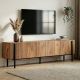 NORDURE TV komoda Nexus, braon/crna - EP3057779