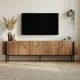 NORDURE TV komoda Nexus, braon/crna - EP3057779