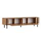 NORDURE TV komoda Nexus, braon/crna - EP3057779