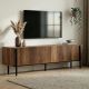NORDURE TV komoda Nexus, braon/crna - EP3057791