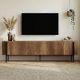 NORDURE TV komoda Nexus, braon/crna - EP3057791