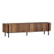 NORDURE TV komoda Nexus, braon/crna - EP3057791