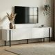 NORDURE TV komoda Nexus, bela/crna - EP3057809