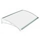 Nadstrešnica Za Vrata 82x120cm Bela Baza Ploča Opal 6mm - EP3174449