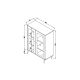 HANAH HOME Komoda Hazeran Sideboard - 194155-1