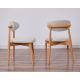 HANAH HOME Set trpezarijskih stolica Bohem 2/1, braon/bež - EP3057818