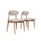 HANAH HOME Set trpezarijskih stolica Bohem 2/1, braon/bež - EP3057818