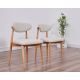 HANAH HOME Set trpezarijskih stolica Bohem 2/1, braon/bež - EP3057818