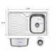 Inox sudopera 76×45 cm 24709-D - EP3252775