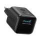 Nano 45W putni zidni punjač sa ekranom, USB-C port, crni - EP3262799