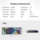 Tastatura Mehanicka Gaming Fantech MK890 RGB Atom MK96 SkyBlue (Blue switch) - 216762
