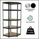 ePRO metalna montažna polica SET 1 kom ugaona 180x90x40 + 2 kom premium 180x90x40, metal-drvo - EP3065259