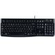 LOGITECH K120 Corded Keyboard - BLACK - USB - US INT'L - B2B - EP2914041