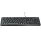 LOGITECH K120 Corded Keyboard - BLACK - USB - US INT'L - B2B - EP2914041