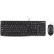 LOGITECH MK120 Corded Combo - BLACK - USB - US INT'L - EER - EP2903995