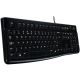 LOGITECH K120 Corded Keyboard - BLACK - USB - HRV-SLV-SRB -B2B - EP2920166