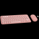 LOGITECH Pebble 2 Bluetooth Keyboard Combo - TONAL ROSE - US INT'L - EP2901801