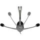 LOGITECH H110 Corded Stereo Headset - GRAY/SILVER - Dual Plug - EP2950750