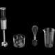 Hand Blender, 1200W in CB, Black, Tiger Teeth Cutter, Whisk, Food Processor, Cup - EP2851788