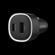 CANYON car charger OnDrive 48 PD 48W USB-A+USB-C Black - EP2840623