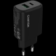 CANYON charger OnCharge 200 20W 1xPD 1xQC EU Black - EP2894018