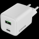 CANYON charger CU45AC GaN 45W 1xPD 1xQC EU White - EP2846937