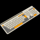 CANYON keyboard HKB-W03 EN AAA Wireless Beige - EP2912079