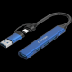 CANYON hub DS-02 4in1 USB-A/C Blue - EP2842347
