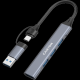 CANYON hub DS-02 4in1 USB-A/C Grey - EP2847561