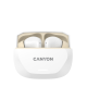 CANYON Bluetooth slušalice HEXAGON 7 TWS, bela/bež - CNS-TWS7WB