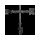 ONKRON Dual Monitor Stand for 13''-32'' Screens up to 8 kg, Black - EP2845273