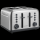 BUYDEEM 4 Slice Toaster, model DT640E, color Stainless Stell, EU - EP2922850