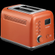 BUYDEEM 2 Slice Automatic Metal Toaster, model DT730E, color Koi Red, EU - EP2922814