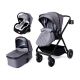 BBO KOLICA ZA BEBE 3u1 (A5) MAMAMIA - GREY - EP2741049