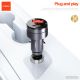 MOXOM Auto punjač MX-VC44 USB-A 18W+Type-C PD30W bez kabla, crna - A718