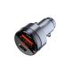 MOXOM Auto punjač MX-VC44 USB-A 18W+Type-C PD30W bez kabla, crna - A718