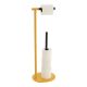 TENDANCE Podni drzač toalet papira 66.5x23x17cm, žuta/crna - AA96170123