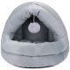 PET COMFORT Krevet za mačke sa visećom lopticom Sivi 42 × 40 × 38 cm - EP3174572