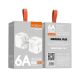 MOXOM Adapter univerzalni 3u1 MX-HC41 6A, bela - AD451