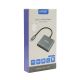 ONTEN Adapter USB Type-C na HDMI (ženski) 4K 30Hz+USB 3.0 5Gbps+USB Type-C PD 3.0 100W 13cm OTN-9175 - EP2878819