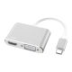 Adapter TYPE C na HDMI + VGA beli - EP3030898