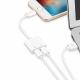 Adapter za punjenje i Audio na iPhone Lightning beli - 026185