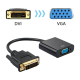 Adapter DVI (24+1) na VGA Z crni JWD-HV13 - 94110