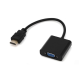 Adapter HDMI na VGA crni - 044989