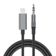 Adapter LDNIO LSY81i iPhone Lightning na 3.5mm muski crni 1m - 221403